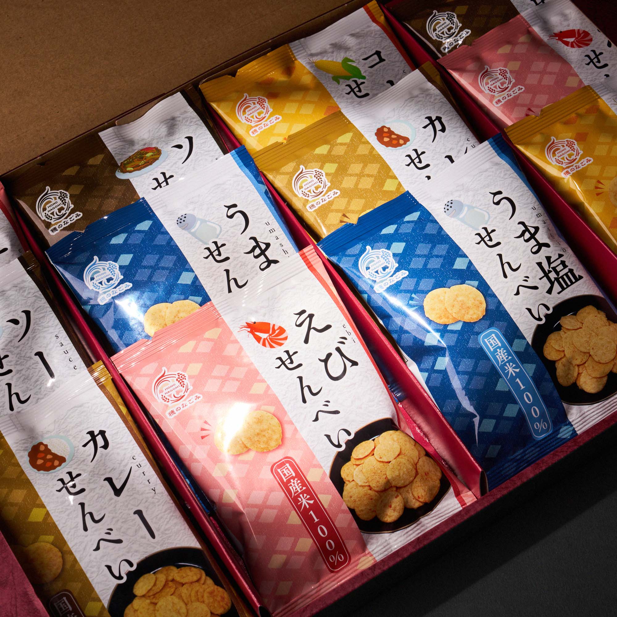 Artisan Rice Cracker Assortment (12 Bags, 5 Flavors) - Image 2