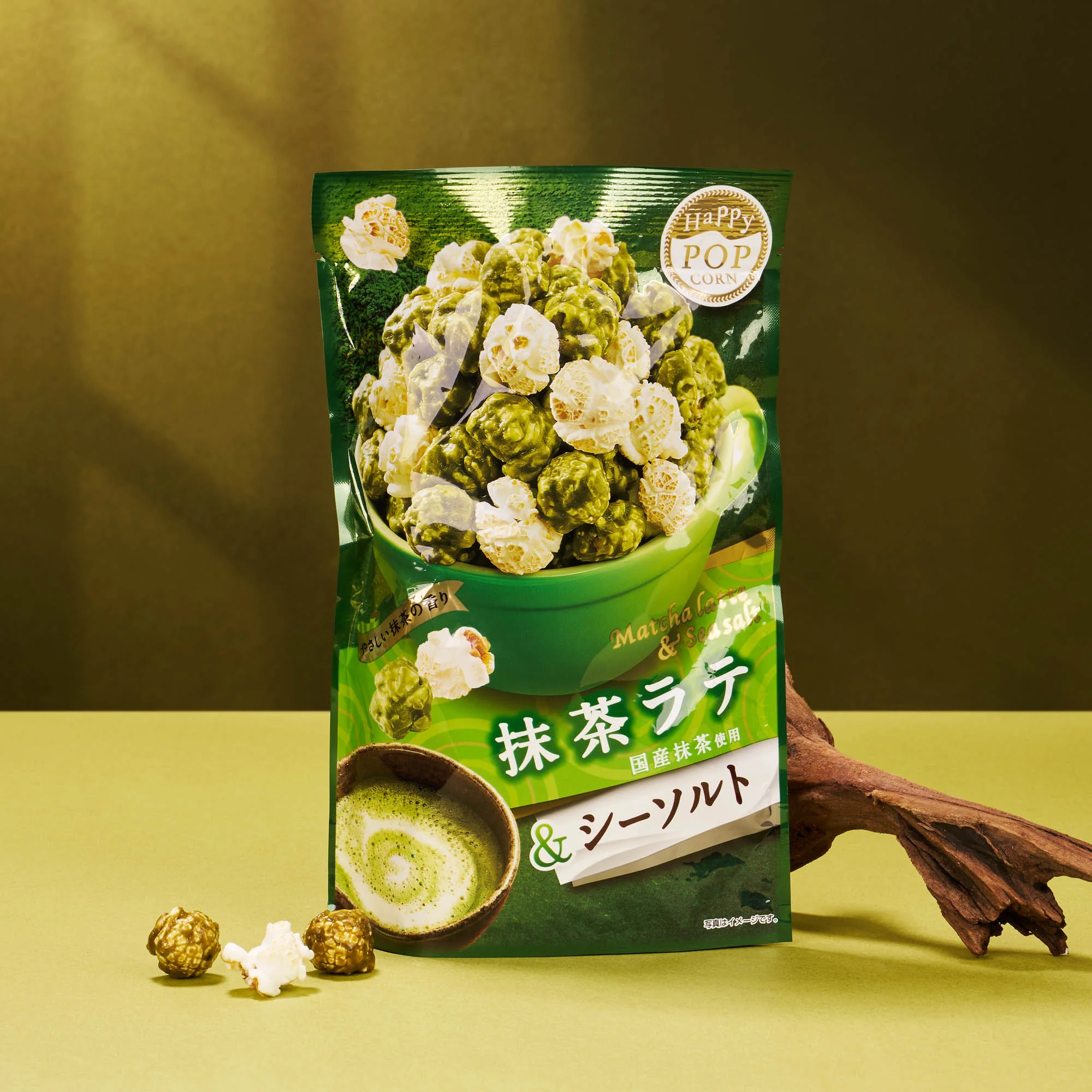 Happy Popcorn Matcha Latte (1 Bag)