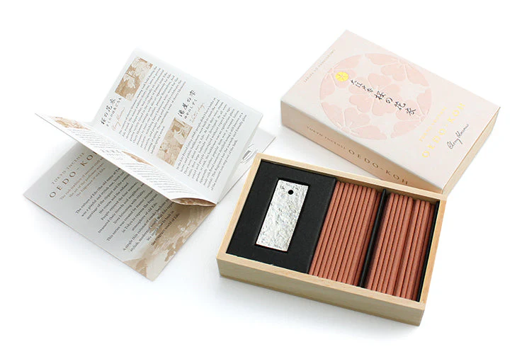 Yamatokou Sakura Incense and Incense Stand Set - Image 4