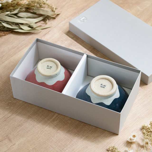 Ceramic Mt. Fuji Rice Bowl Gift Pair - Image 5