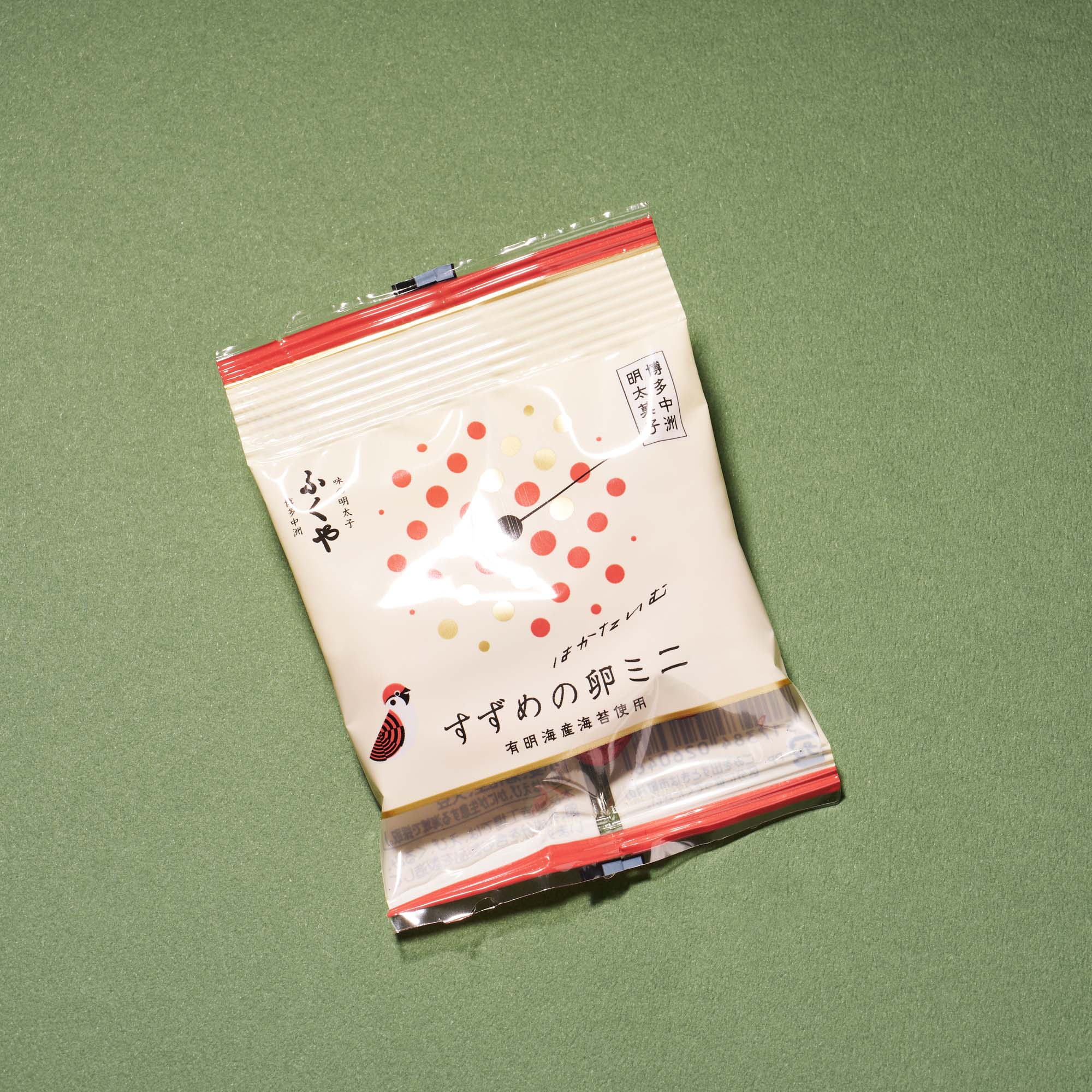 Hakata Nakasu “Sparrow’s Eggs” Mentai Snack (1 Pack)