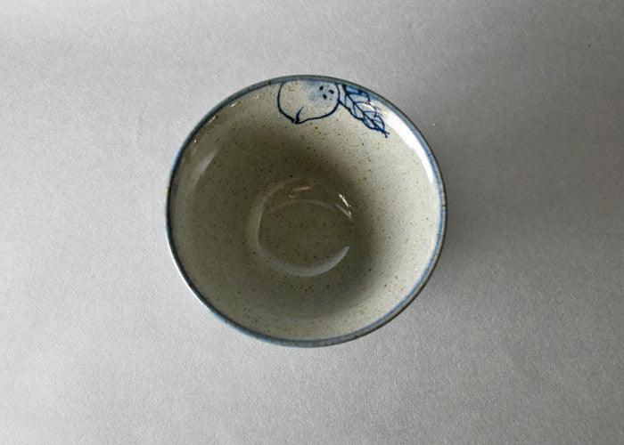Hasami Ware Painted Peach Bowl - Image 6