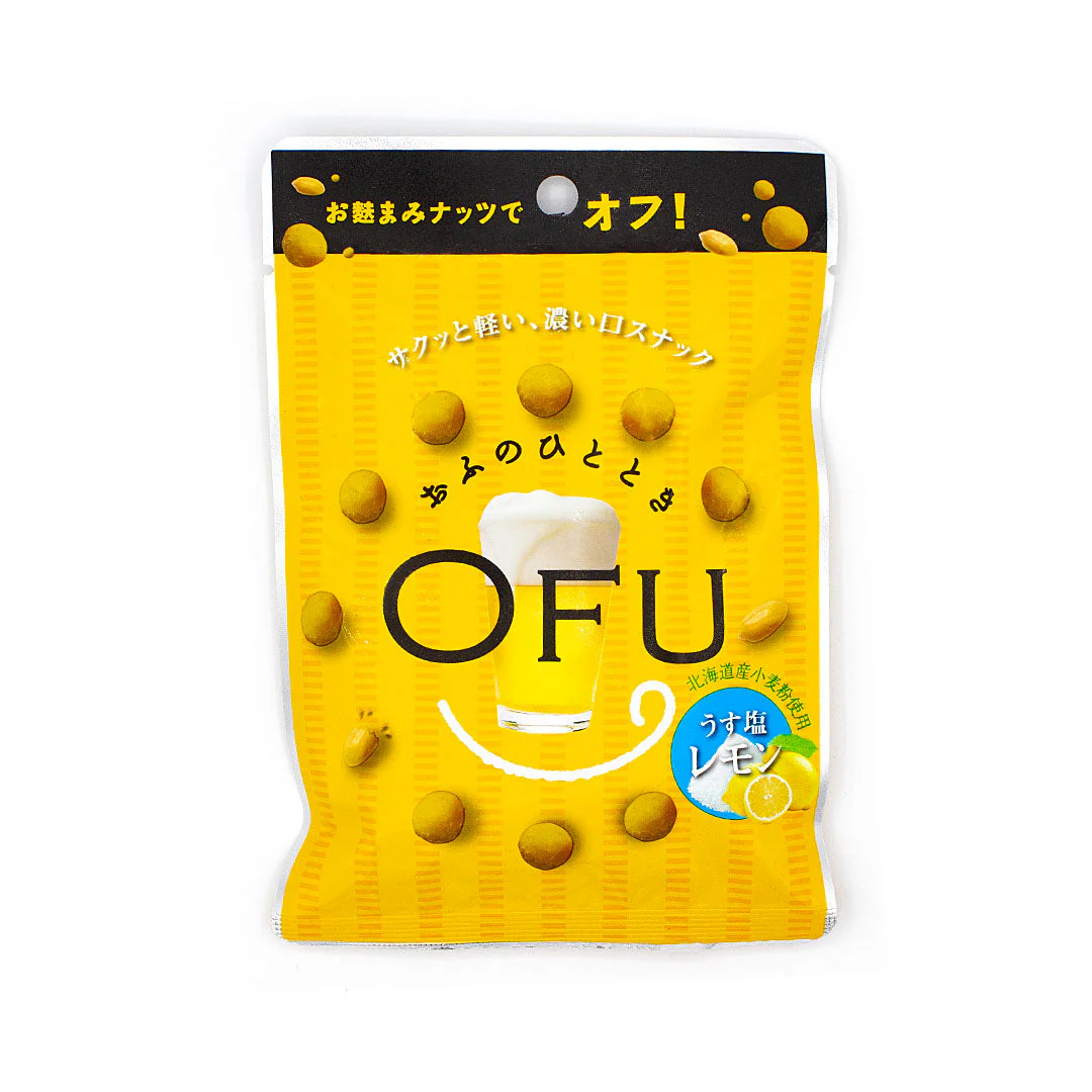 OFU Smoked Crackers and Peanuts: Salt + Lemon (1 Bag) - Image 3