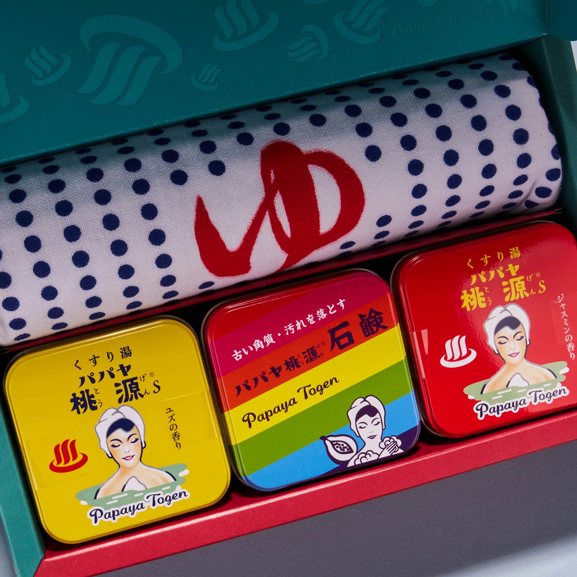 Papaya Tougen Bath Powder Gift Box - Image 2