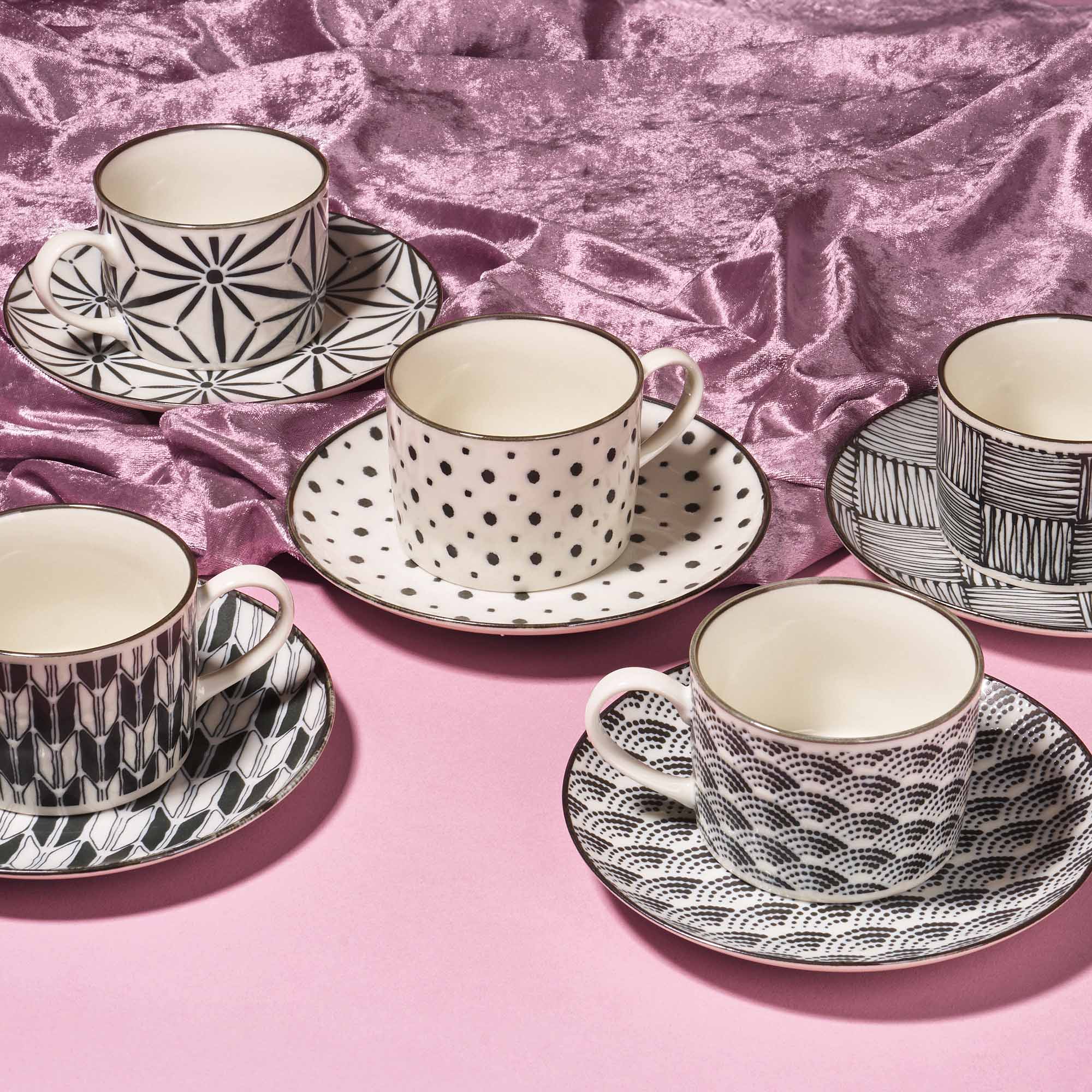Porcelain Coffee Mug & Saucer Gift Set - Image 9