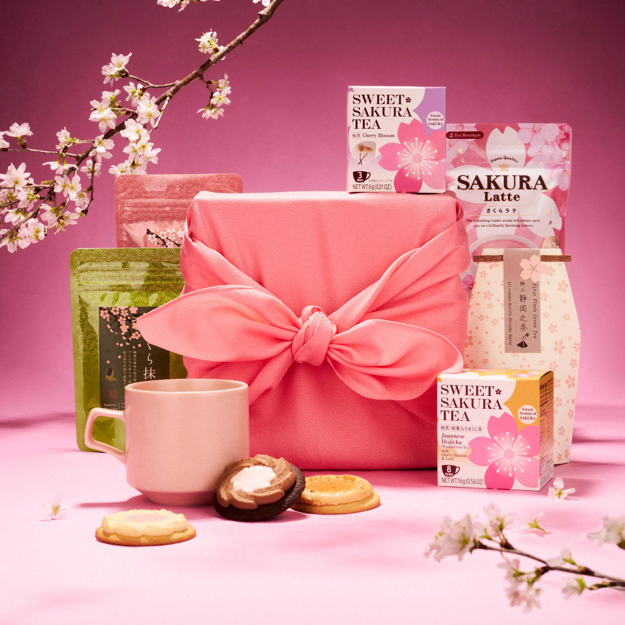 Sakura Tea Ritual Furoshiki