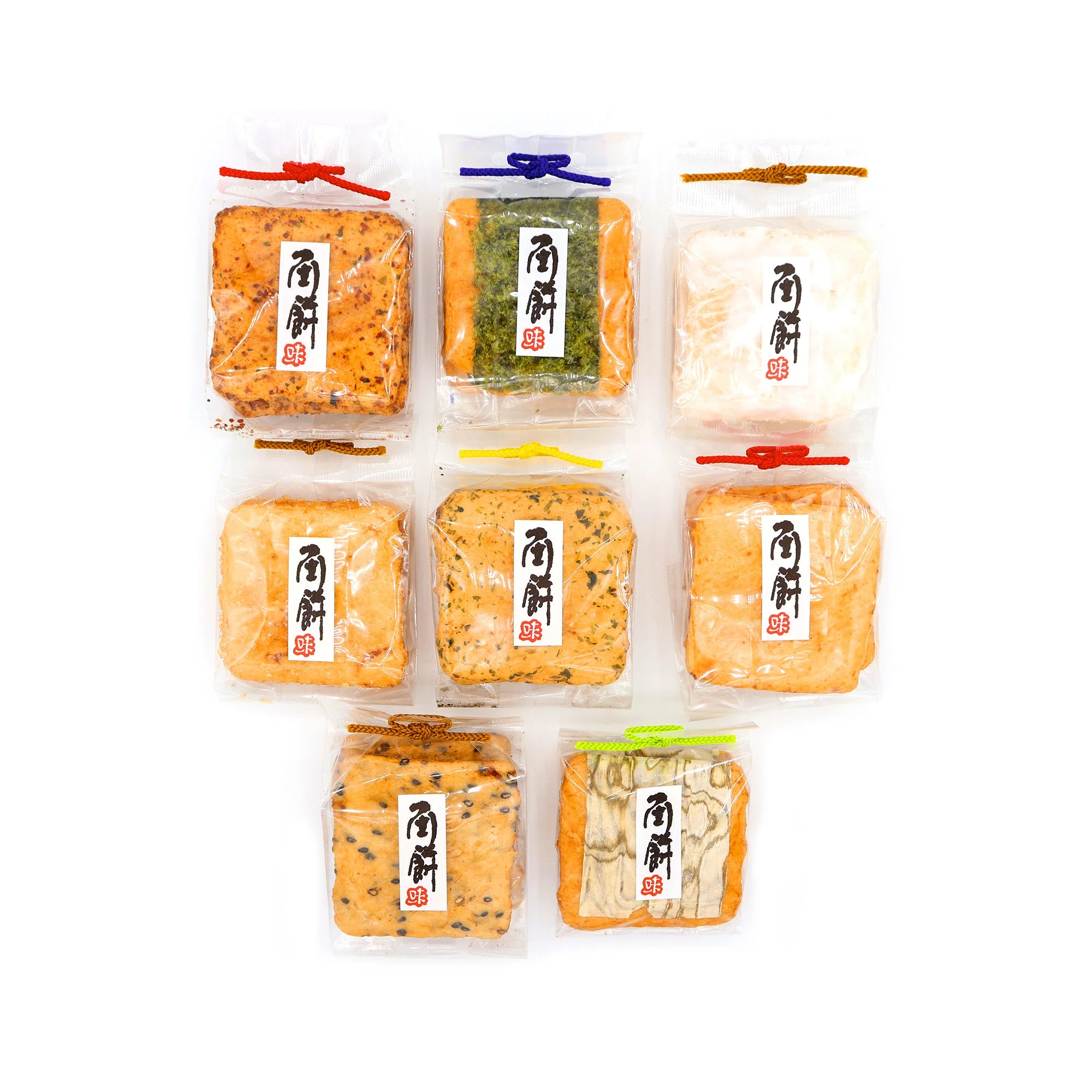 Senbei Lab Gift Box: Deluxe Rice Crackers (24 Pieces, 8 Flavors) - Image 5