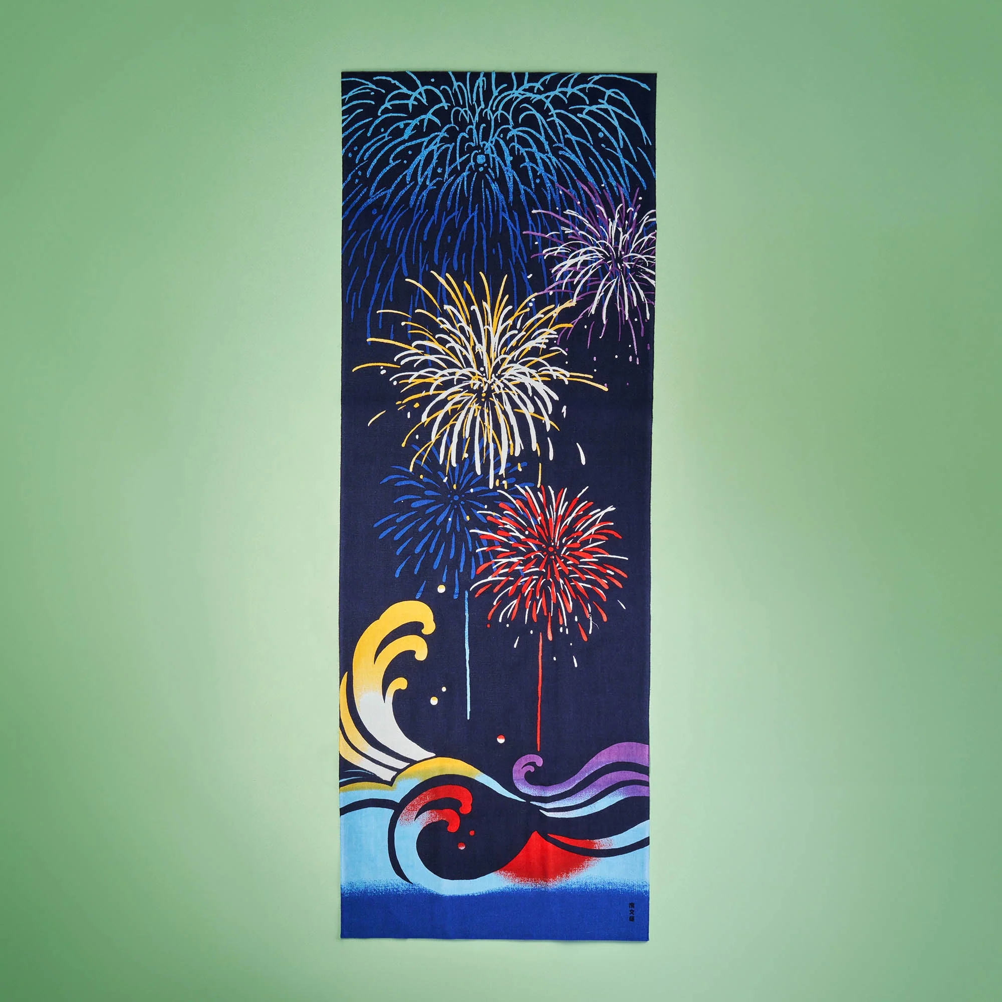 Summer Fireworks Tenugui Cloth - Image 2