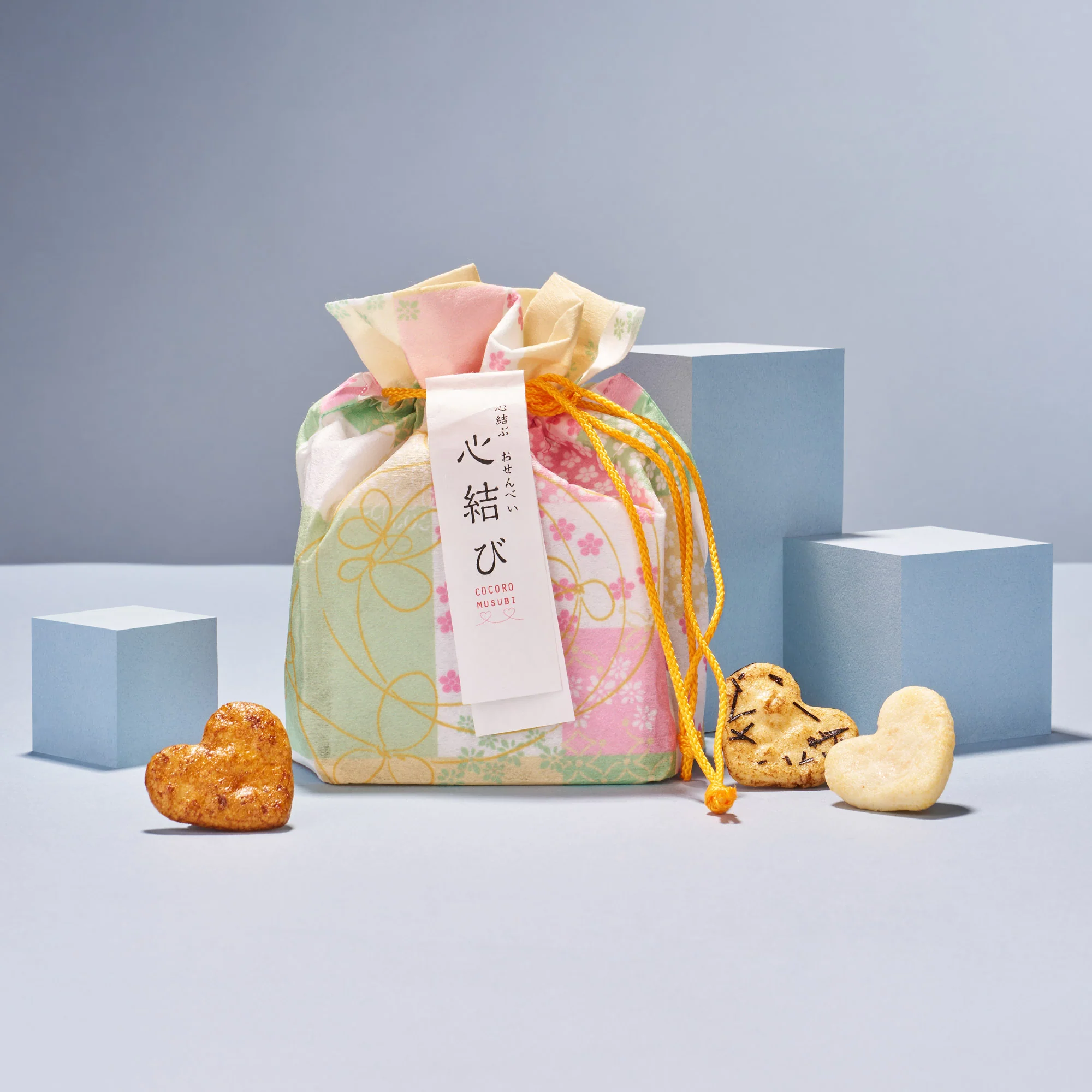 Kokoro Musubi Heart Mini Senbei (1 Bag) - Image 4